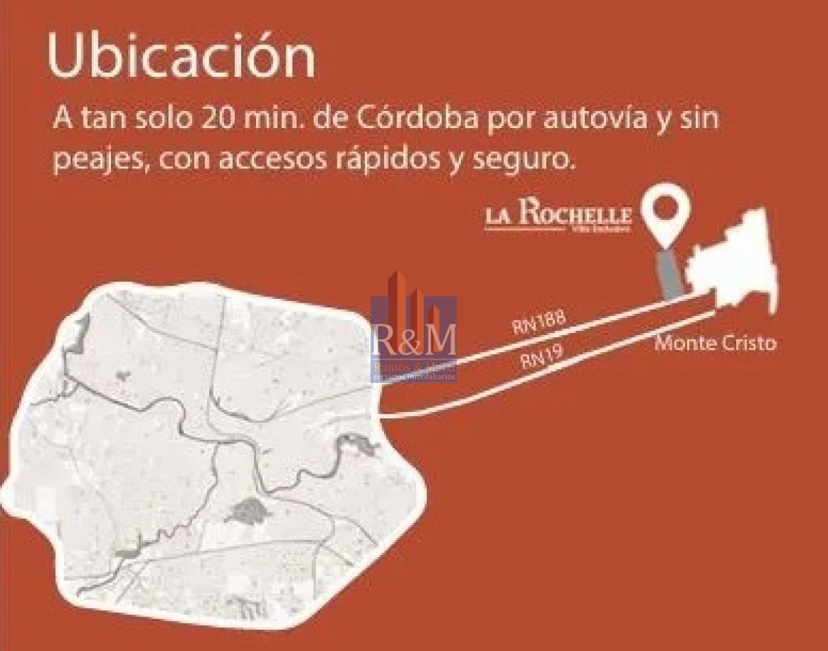 MONTECRISTO: LOTES BARRIO CERRADO CON MINIMA ENTREGA